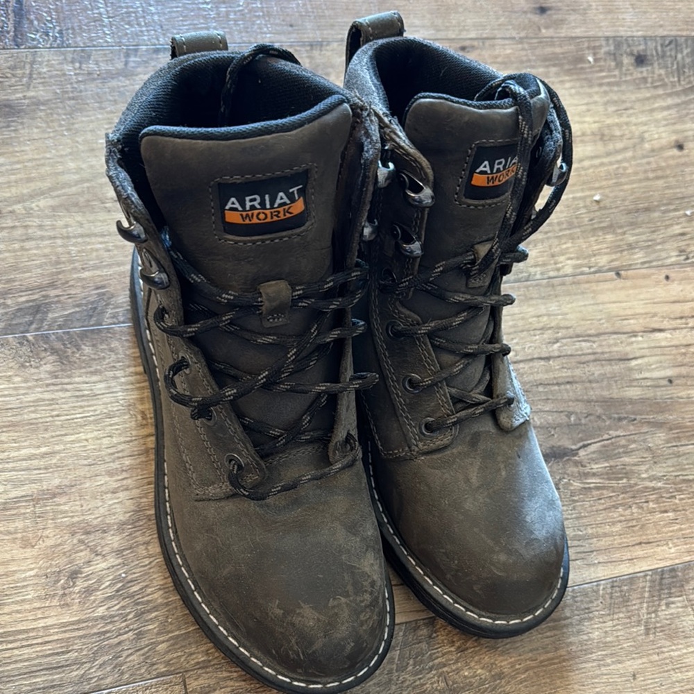 Ariat Work Black Leather Boots